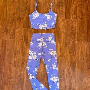 NEW! Spiritual Gangster Blue Floral Set